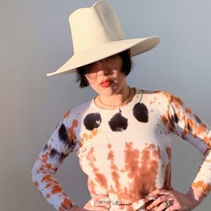 Pinch Panama Hat in White by Clyde